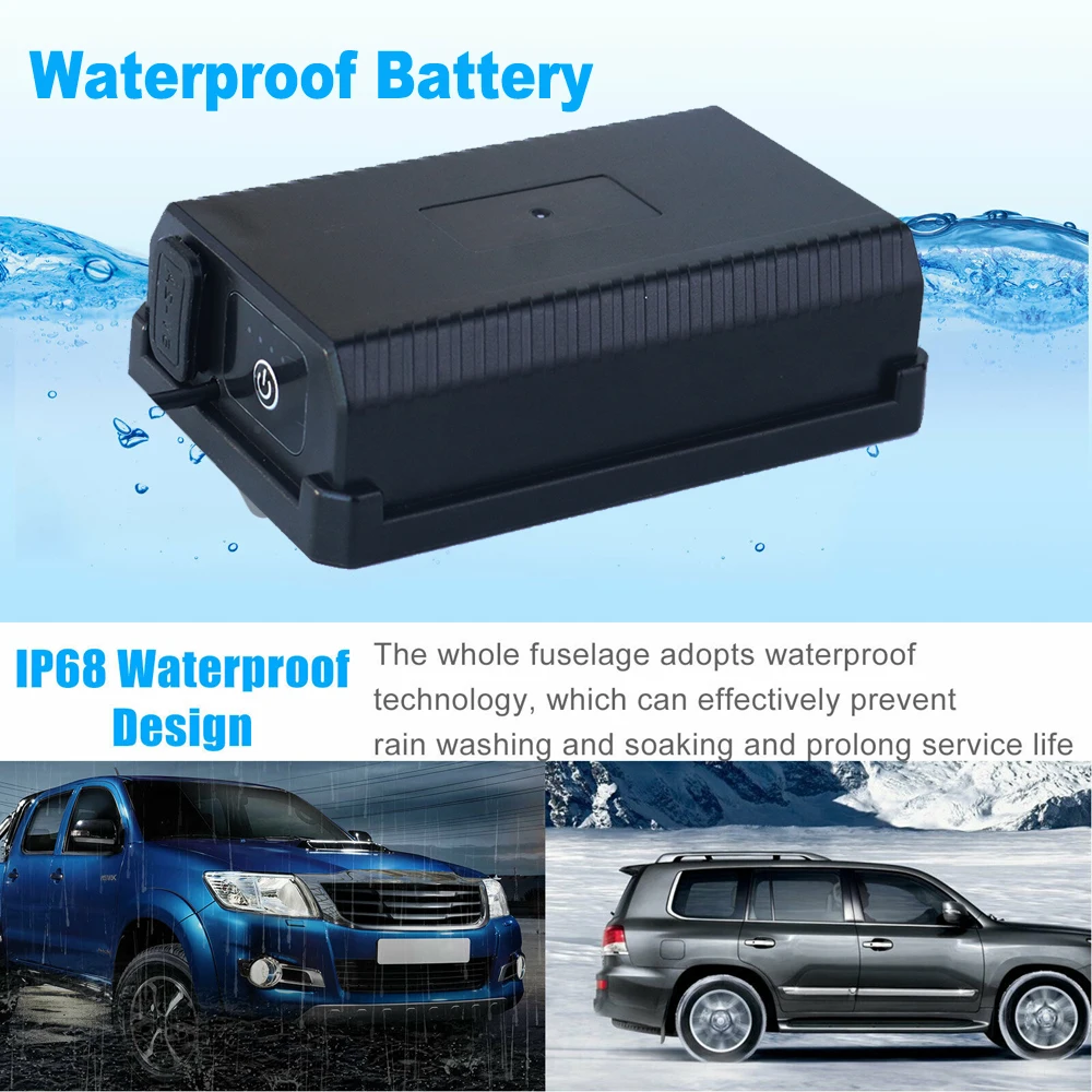 iPoster Waterproof Digital Wireless 7 Inch Split Screen Monitor Front View Camera Magnetic Base Power Bank For Forklift