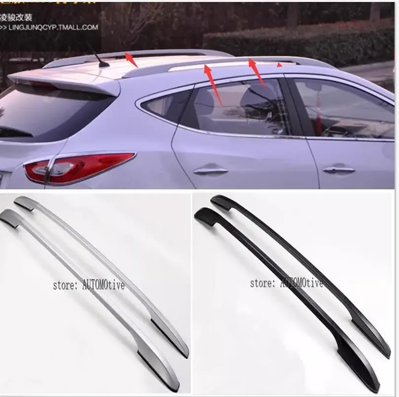 

Подходит для Hyundai Tucson ix35 2010 2011 OE Style багажник на крышу боковые рельсы бар автозапчасти молдинг отделка