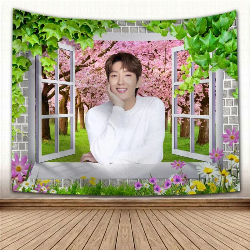 

Новое поступление, гобелен LEE JOON GI KPOP, домашние декоративные гобелены, пляжное полотенце, коврик для йоги, одеяло, скатерть, настенный гобелен