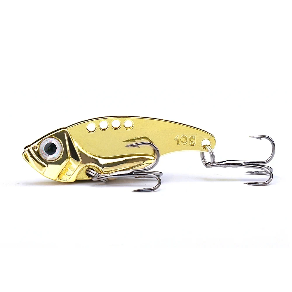 VTAVTA Metal VIB 3g/7g/10g/15g Fishing Lures Vibration Spoon Crankbaits Sinking Wobbler Swimbait Ice Jigs Artificial Bait Tackle