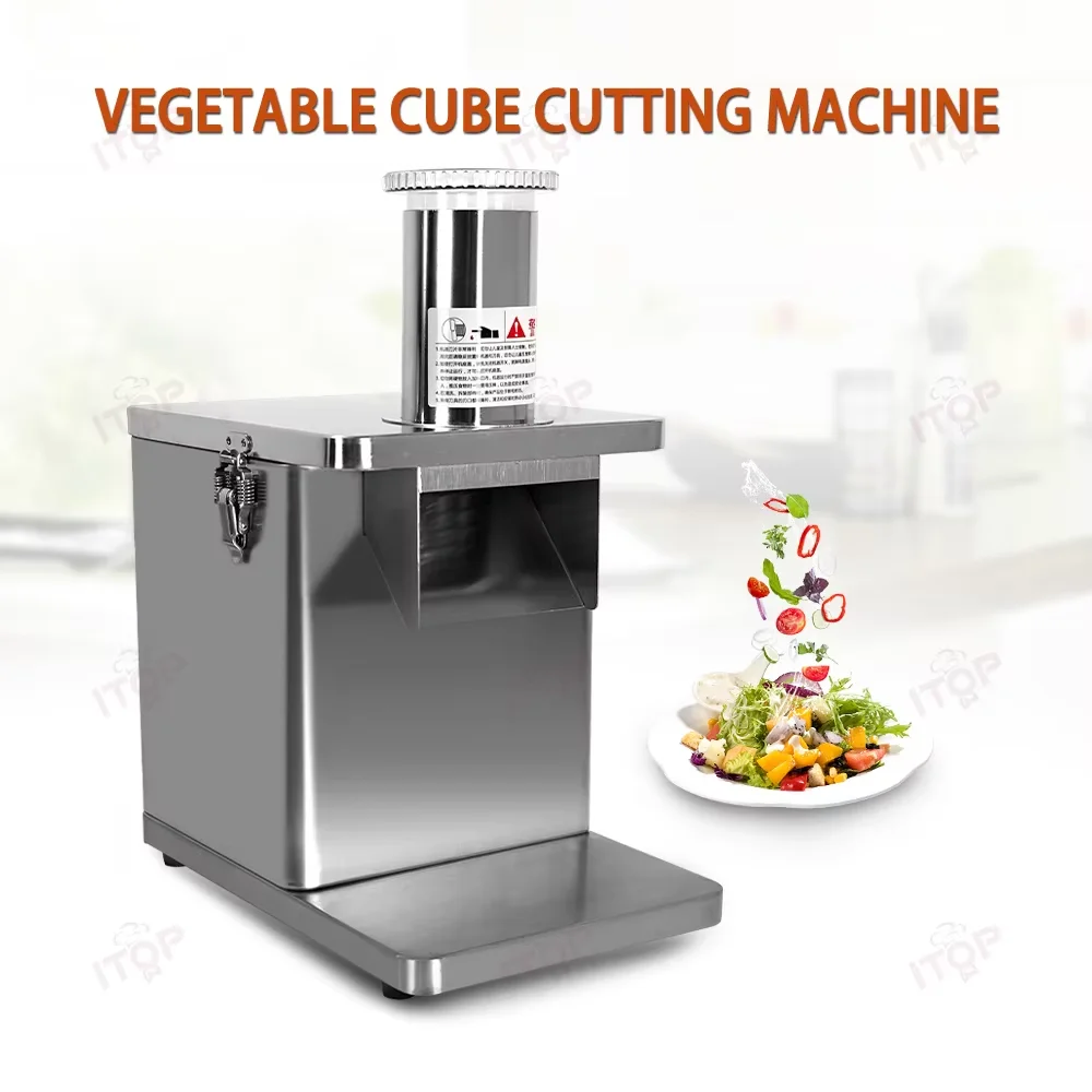 ITOP EVEC Electric Vegetable Cube Cutting Machine Fruit Slicer Cutting ...