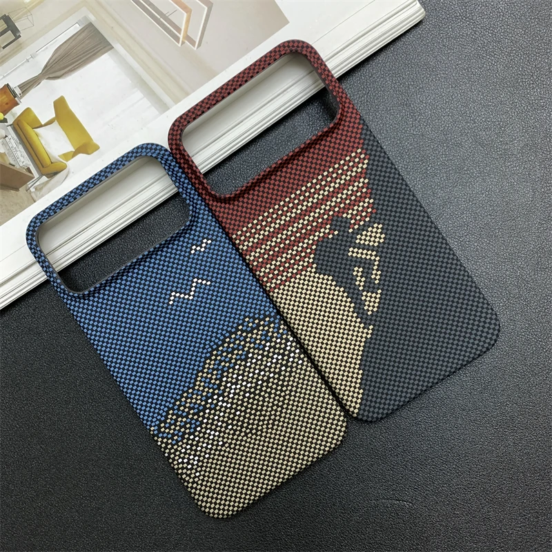 Ultra-Thin Carbon Fiber Texture Protective Case - Skin Feel Hard PC, Stylish Cover