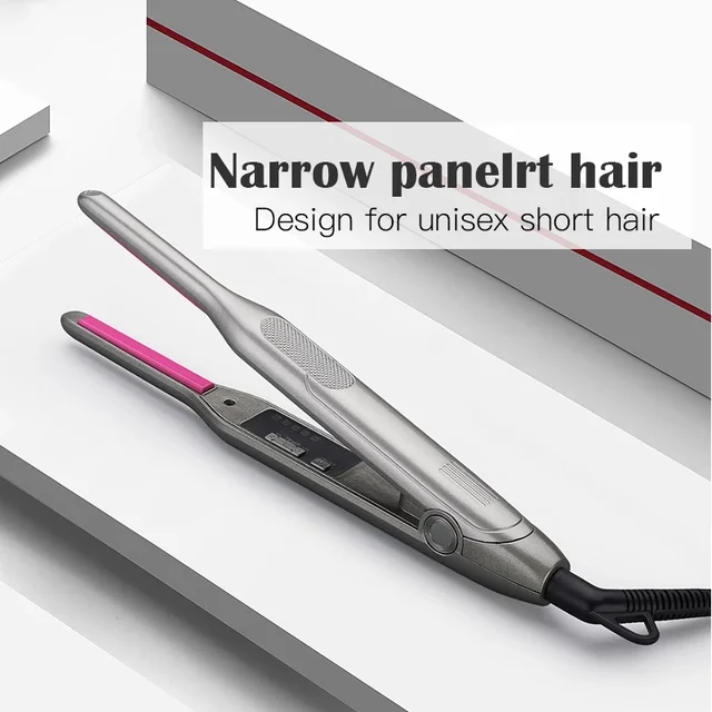 Mini Teddy Wave Portable Thinnest Plate Morgan Pencil Hair Straightener Curler Curling Iron for Unisex Short Hair Beard Styler 2
