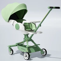Light Trolley Two-way Stroller 1-3 Years Old Children Stroller Multifunctional Baby Carriage Foldable and Easy To Carry