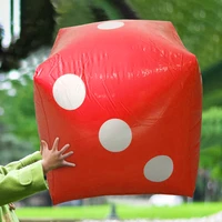 Funny Outdoor Inflatable Dice Swimming Pool Party Supplies Kids Toys for Children Adults Game Play Cube Toys 30*30cm 2