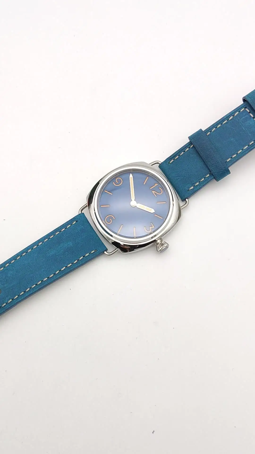 pilot 縦ストライプ 45mm Vintage Pilot ST3600-1 nakręcanie ręczne mechanizm
