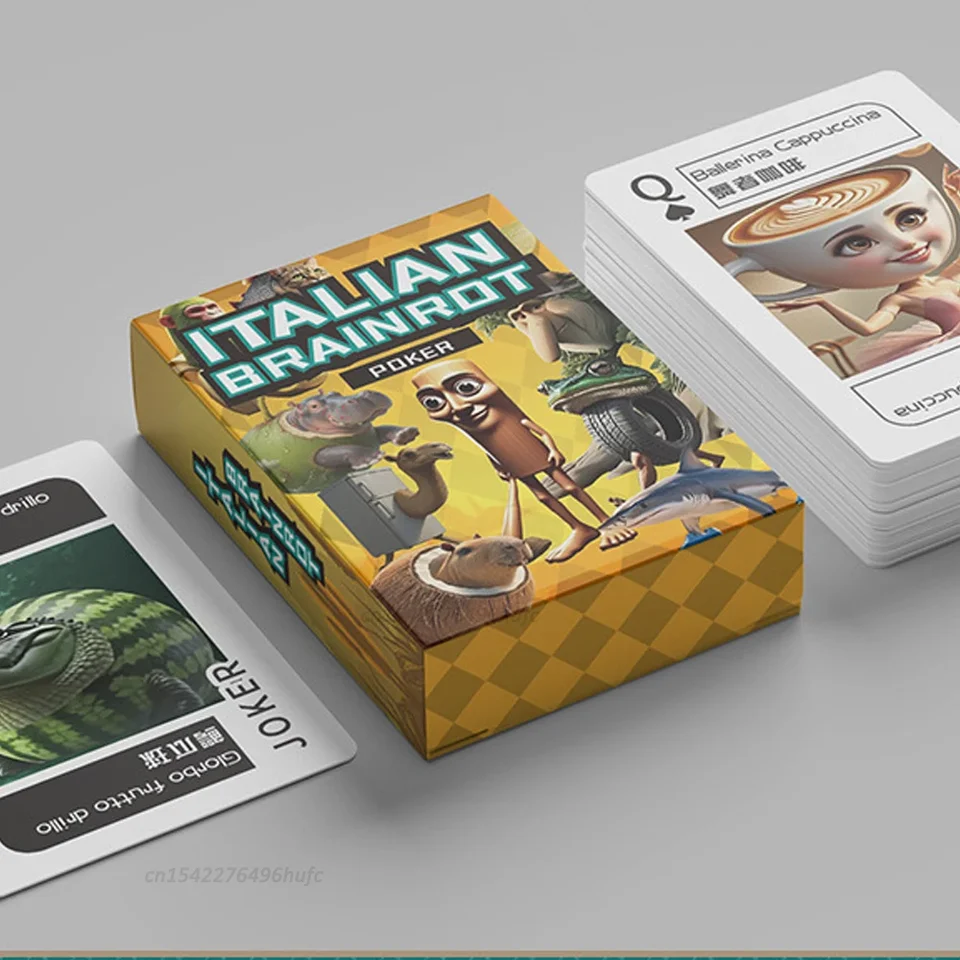 Skifidol Italian Brainrot - Jeu De Cartes à Collectionner Édition Anglaise - 24 Boosters Scellés