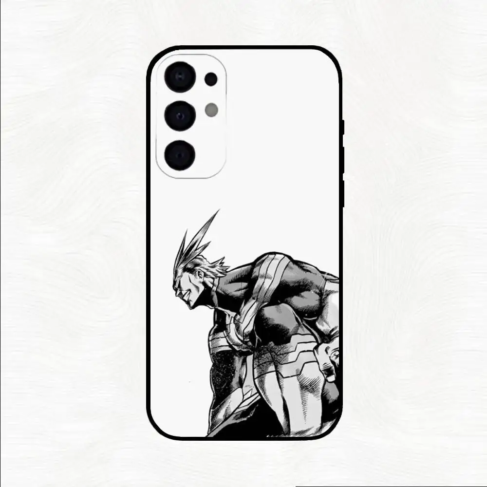 All Might MHA Themed Black Phone Case