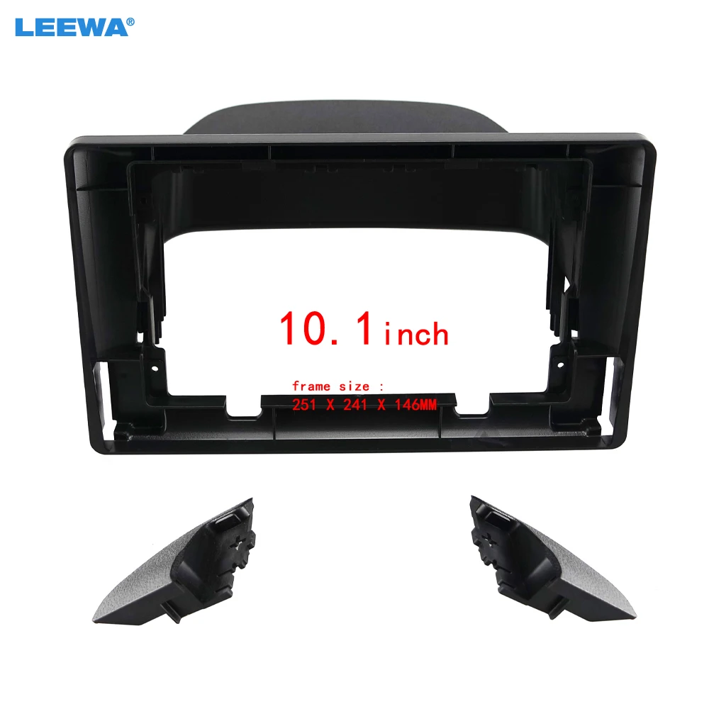 

Автомобильная аудиосистема LEEWA, 10,1 дюйма, рамка для панели приборной панели с большим экраном, адаптер для Baojun 310 (2016), рамка для приборной панели # CA7697