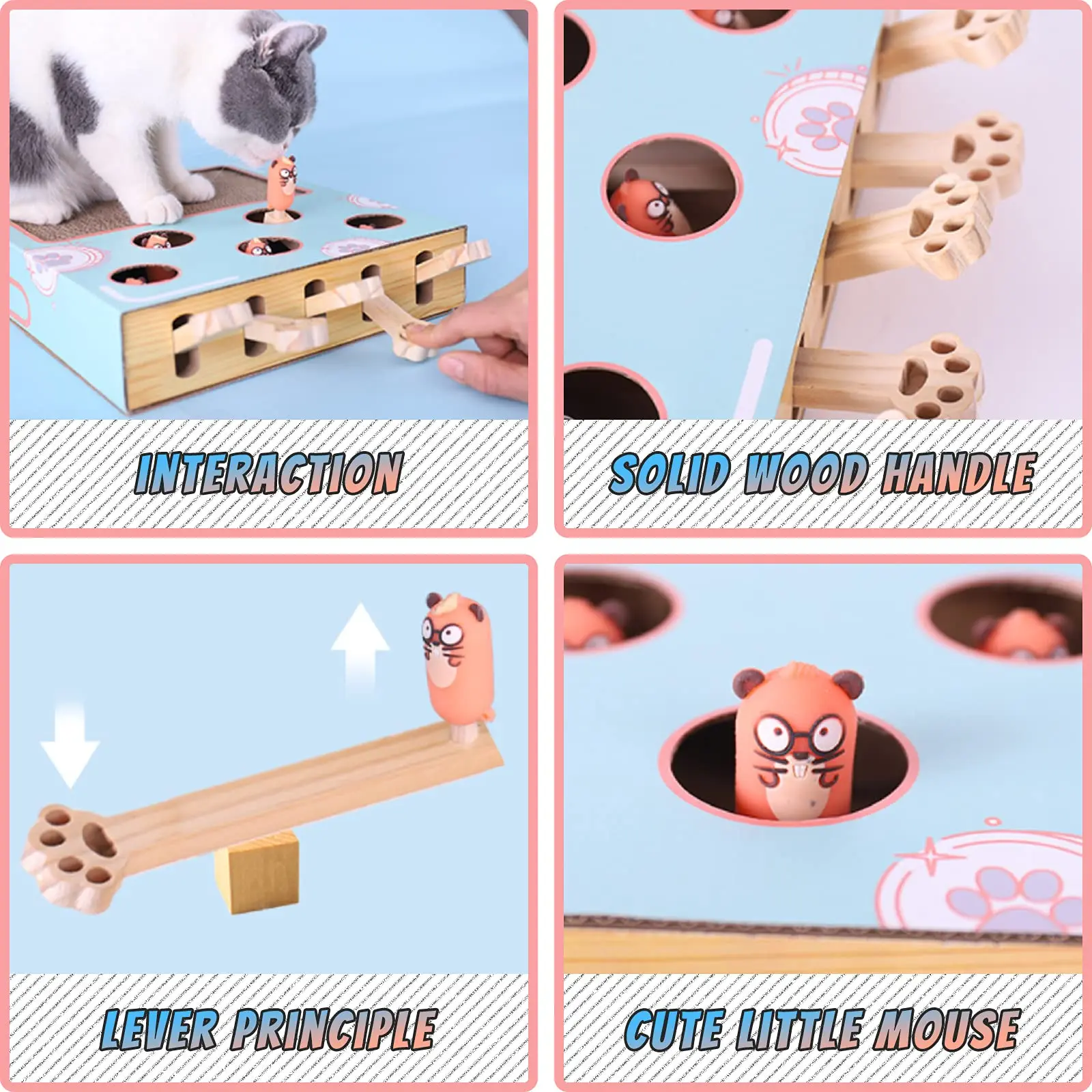 Gato Jogando Brinquedo Máquina De Hamster Jogos De Gatinho Teasing  Brinquedos Interativos Caça Arranhando Mordida Acessórios Pet Cat Supplies  - AliExpress