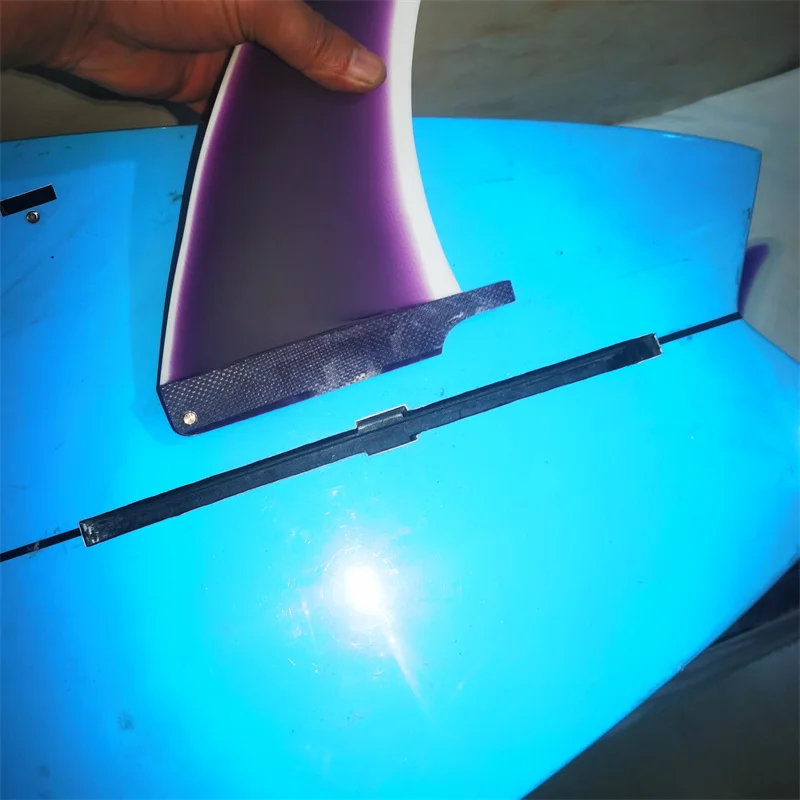 BiLong FCS Surfboard Fins 8.5-9.5inch Fiberglass SUP Paddle Board Longboard Fin Single US Box Center Fin Inflated Board surfing