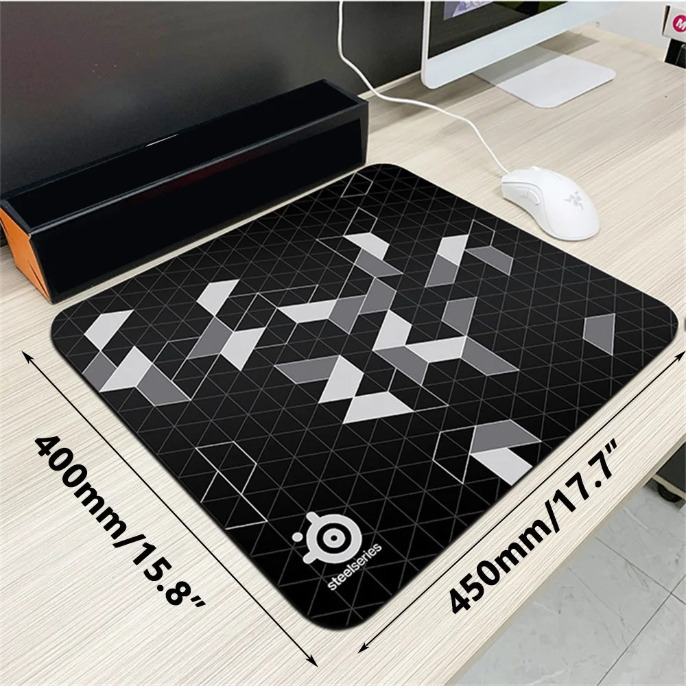 Large Gaming Mouse Pad - Premium 4mm Non-slip Rubber Base with Smooth Surface for Precision Control (450x400mm)