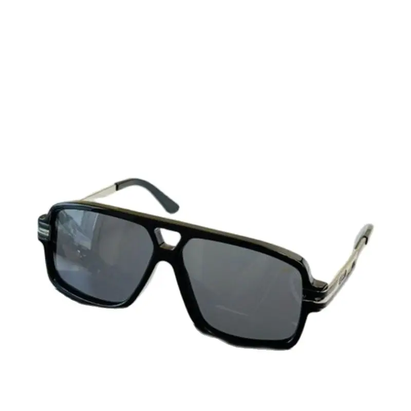 

Metal Large Square Frame Sunscreen Sunglasses for Men, Polarized Driving Glasses, Color-Changing Shading Glasses