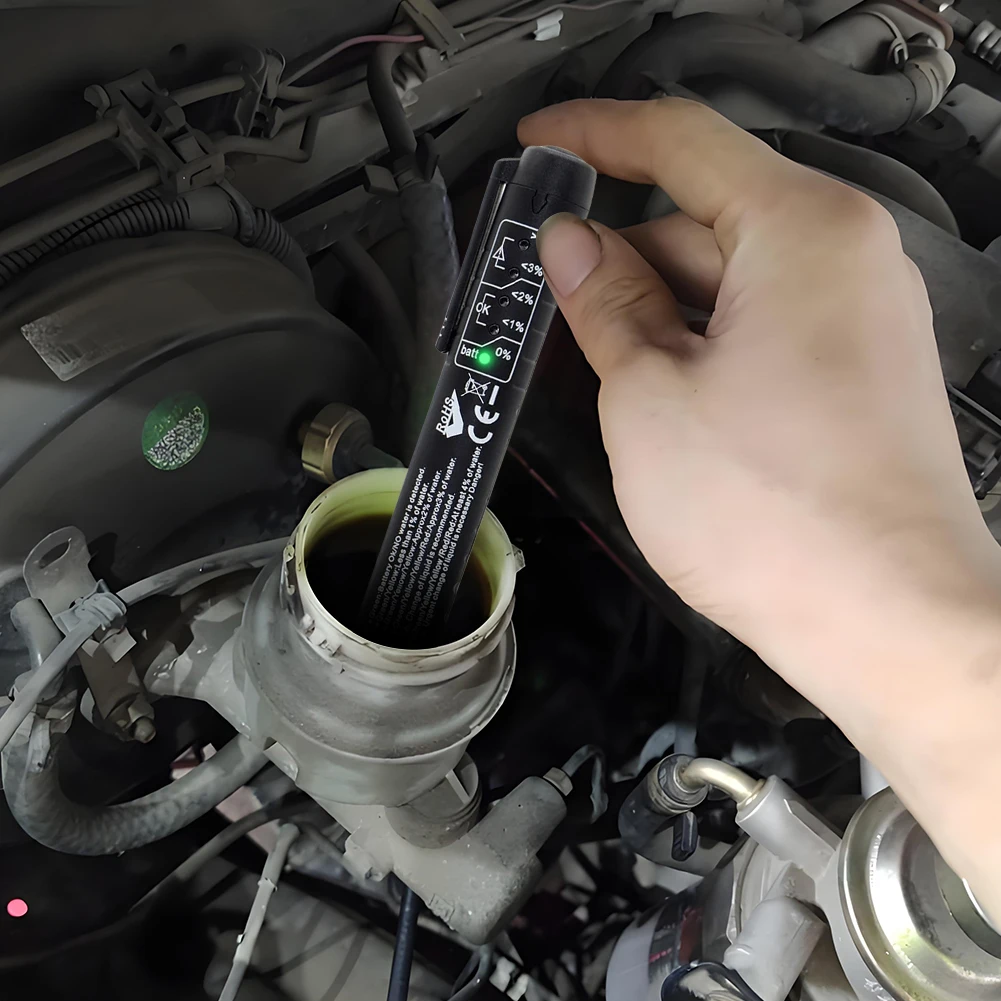 Brake Fluid Tester LED Indicator Accurate Oil Quality Diagnostic Tool Car Brake Fluid Tester Pen Car Vehicle Auto Testing Tool