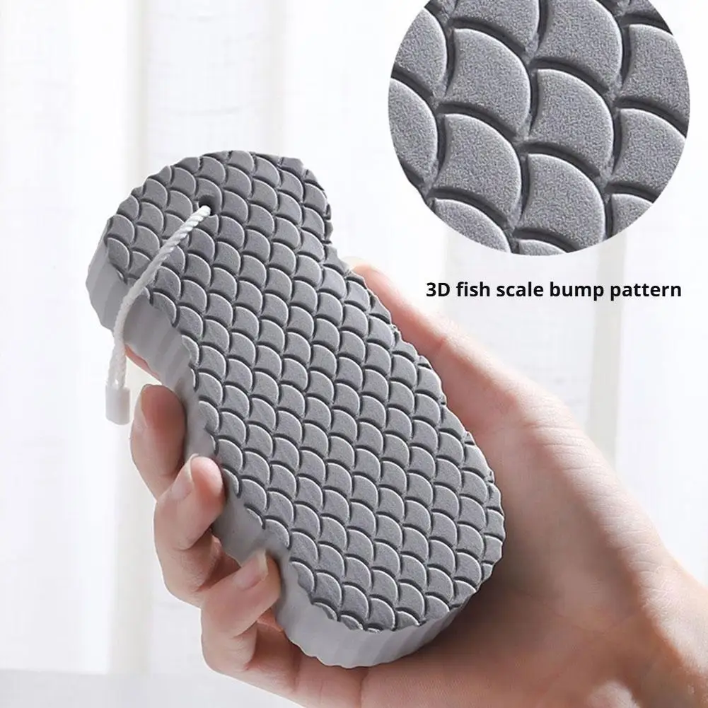 رعاية لطيفة للبشرة مناسبة للأطفال، إسفنجة حمام مجس...