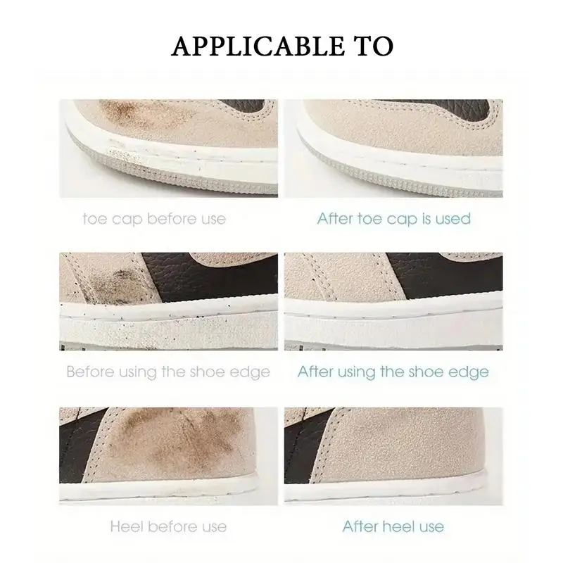 Shoe Cleaning Eraser White Shoe Cleaner Eraser Sneaker Stains Removing Eraser Lightweight Multipurpose Shoe Cleaning Eraser For 4