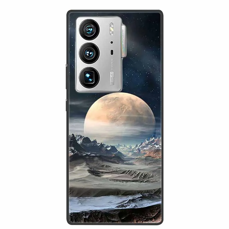 Animal Painted Silicone Soft Phone Case - Shockproof TPU Shell with Wolf Design