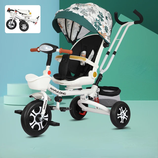 Children's Tricycle Portable One-button Folding Triciclo Infantil