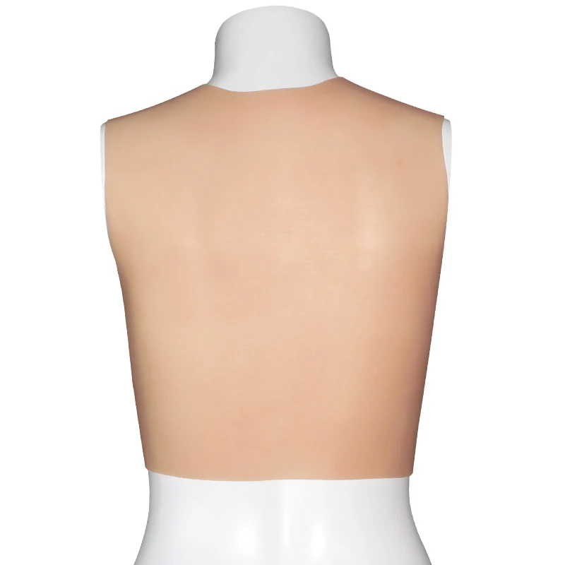 Fake Chest False Silicone Breast Enlargement Artificial Big Tits Round Neck B/C/E/F Cup Boobs Forms Crossdresser Sexy Toys Women