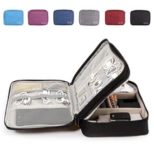 

Cable Organizer Bag Travel Electronic Accessories Carrying Case for Digital Camera, USB, Charger, Power Bank Storage Bag Box