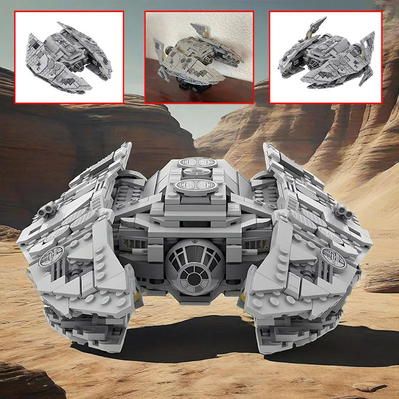 MOC Sith Fury-Klasse Interceptor Raumschiff Baukasten für Kinder