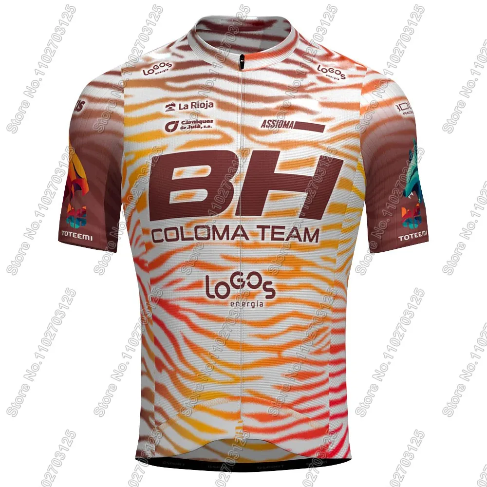 BH Coloma Team Cycling Esapna Jersey Set Mens Brown Clothing Road Bike Suit Mountain Bicycle Shirt Bib Shorts MTB Maillot