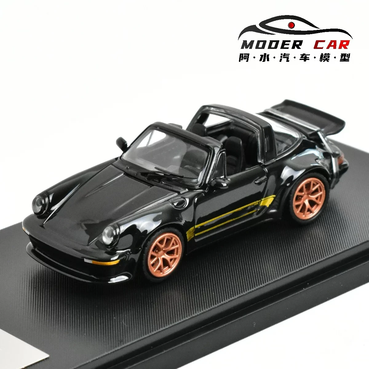 RM Rhino Model 1:64 Singer Turbo Study Cabriolet 930 Diecast Model Car 6