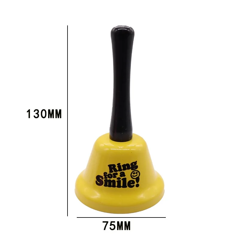 Handheld Red Funny Bell Ring Creative Manual Sex Kiss Hand Metal Bell Toy For Adult Valentine Party Bar Desktop Supplies