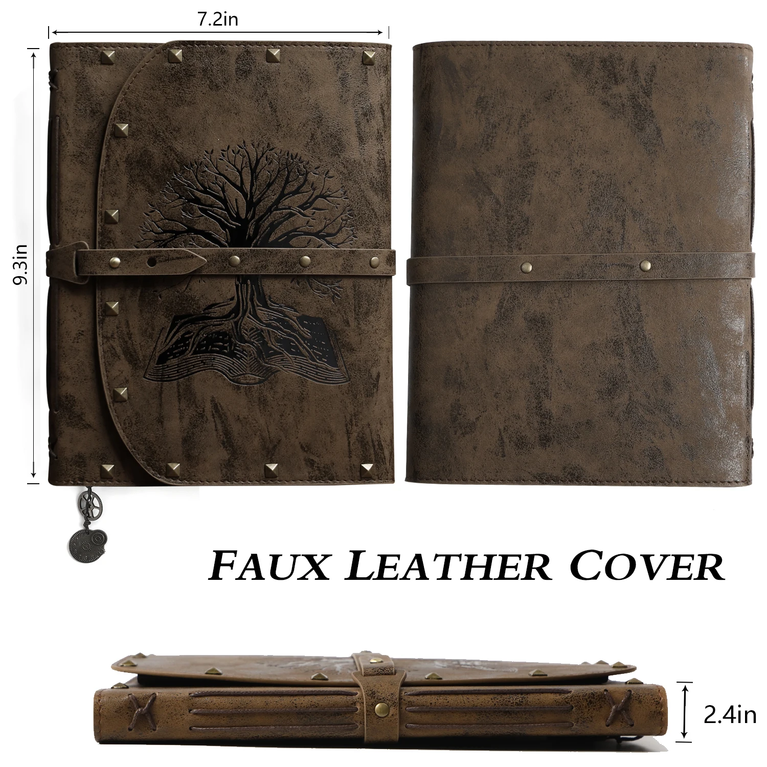 Tree of Life Leather Vintage Notebook/Journal. 2