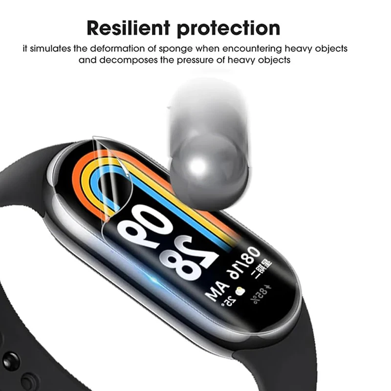 5/10 pezzi pellicola idrogel per Xiaomi Mi Band 10 9 protezione dello schermo pellicole protettive morbide per Miband10 Miband9 Smart Band accessori - immagine 5