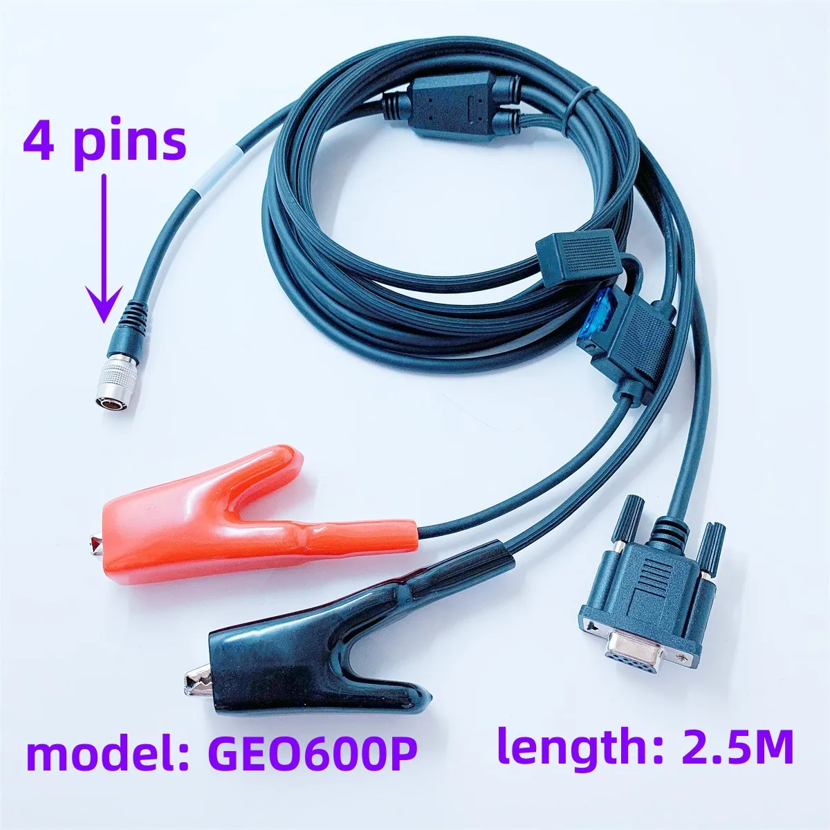 

Brand new Y type cable for 5600 3600 Total Stations to External battery power cable GEO600P Y cable