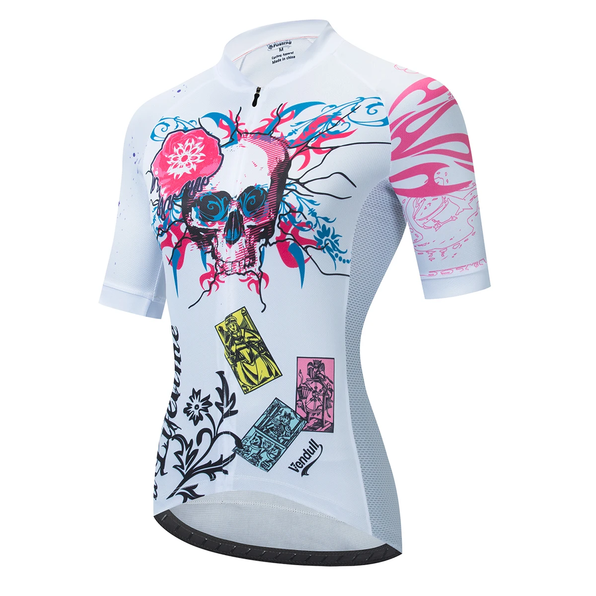 Vendull Women's Cycling Jersey Short Sleeve Biking Shirts Rear Pockets Breathable Quick Dry Bicycle Summer Outdoor Clothing