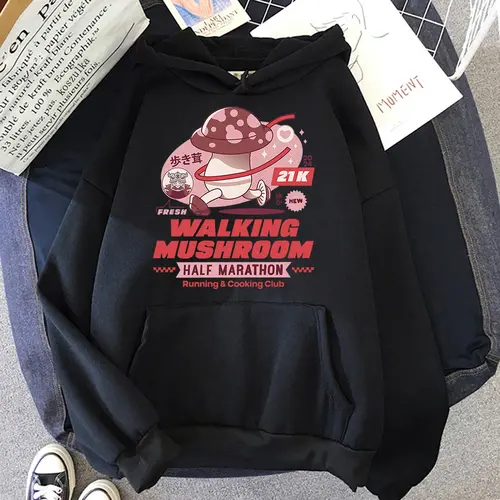 Delicious in Dungeon Dwarf Chef Slime Ramen Hoodie Women Walking Mushroom Marathon Hoodies Hot Anime Dungeon Meshi Senshi Hoodys - Image 3
