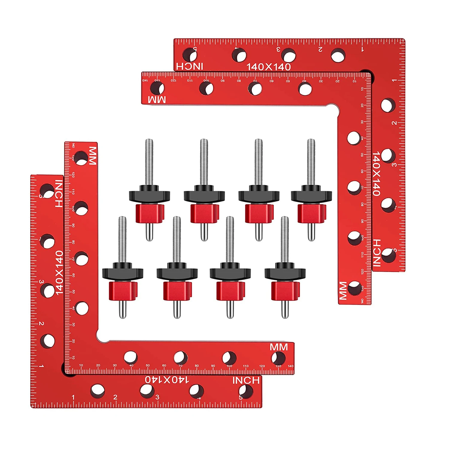 Aluminium Alloy Positioning Squares Right Carpenter Woodworking Tools