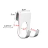 1PCS Aluminum Hook Shower Glass Door Hook Free Hole Towel Rack Hanger Key Organizer Plug Shaver Holder Rack Hooks for Hanging 6
