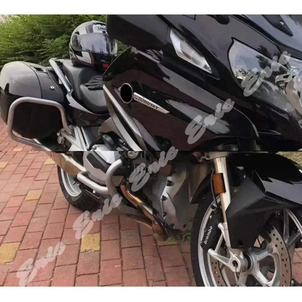 오토바이 프론트 엔진 가드 크래시 바 보호, 낙하 방지 두꺼운 스틸, BMW R1200RT 2014 2015 2016 2017 2018