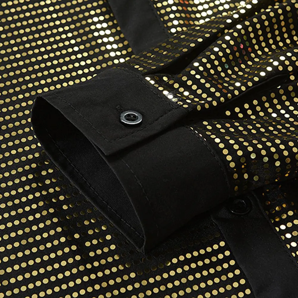 

Fashion Hot New Shirt Shirt Perform Latin Dance Casual Costume T-Shirts Slight Stretch Daily Vacation Lapel Tops