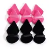MAANGE 10/12 Pcs Triangle Powder Puff Wet Dry Use For Loose Powder Liquid Cosmetic Soft Plush Powder Puff Makeup Foundation 2