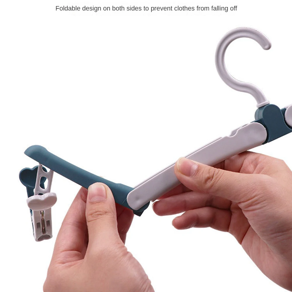 Folding Hanger Multi-functional Travel Hangers Foldable Hanger Storage Storage Organizer Foldable Clothes Portable clothes hanger storage hanger