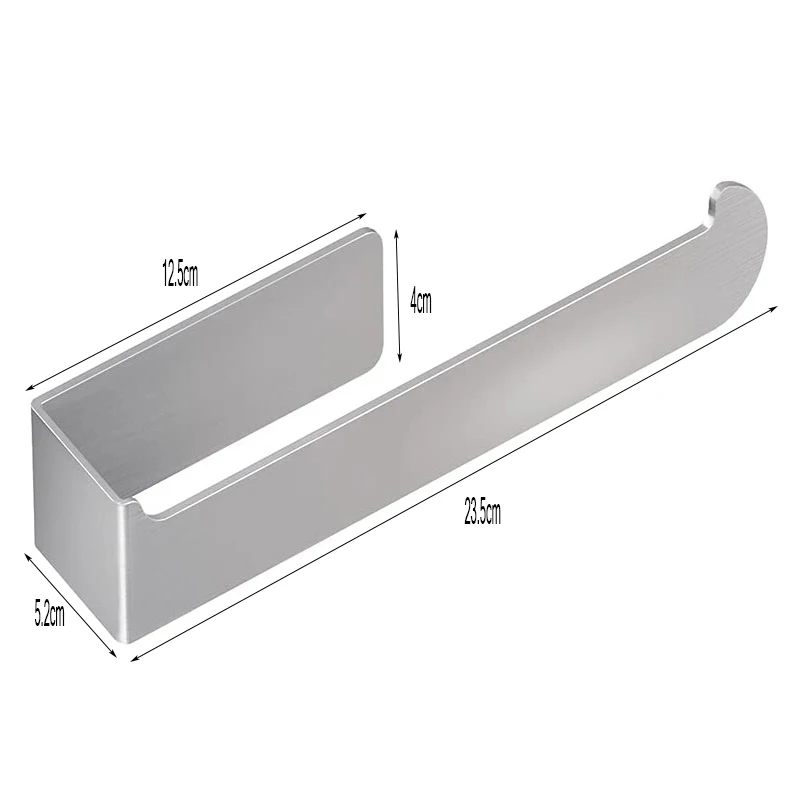 

Towel Holder Bathroom Accessories Wall Mounted Rack For Kitchen Towels Stainless Steel Home Organizing Shelves Washroom Hanger