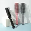 Men Plastic Vent Hair Brush Anti-static Comb Hairdressing Salon Barber Curly Hair Care Wig Styling Tool Comb Brush Massage Tool 2
