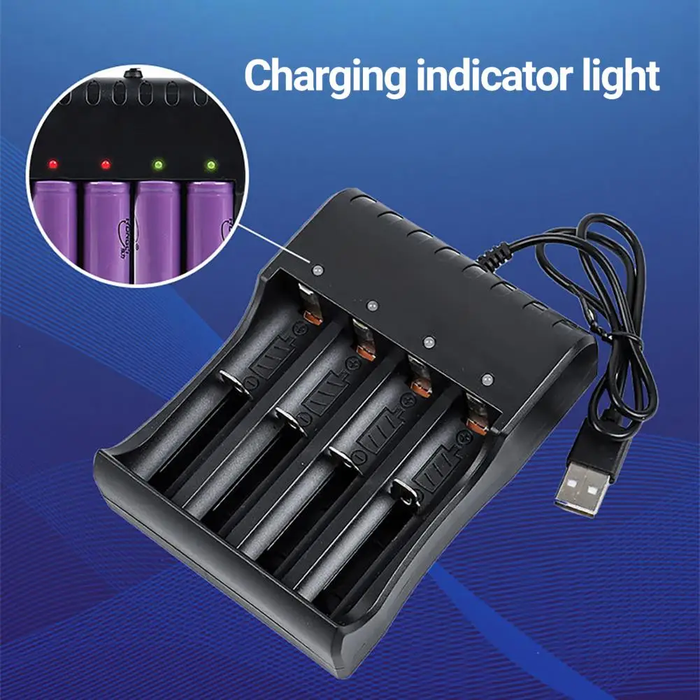 

Excellent Electric Battery Charger Lightweight Battery Charging Adapter Over-current Protection Anti-reverse Protection