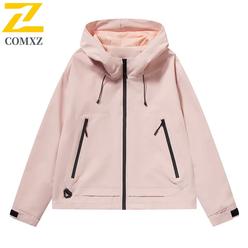 EiAO Windbreaker  Couple's Hooded Autumn Waterproof Windproof Outdoor Jacket Multiple pockets for Hiking Camping Fishing 2025
