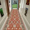 Luxury Design Long Carpet Runner for Corridor Hallway Decor Non-slip Strip Carpets HOTEL Living Room Doorway Washable Doormat 6