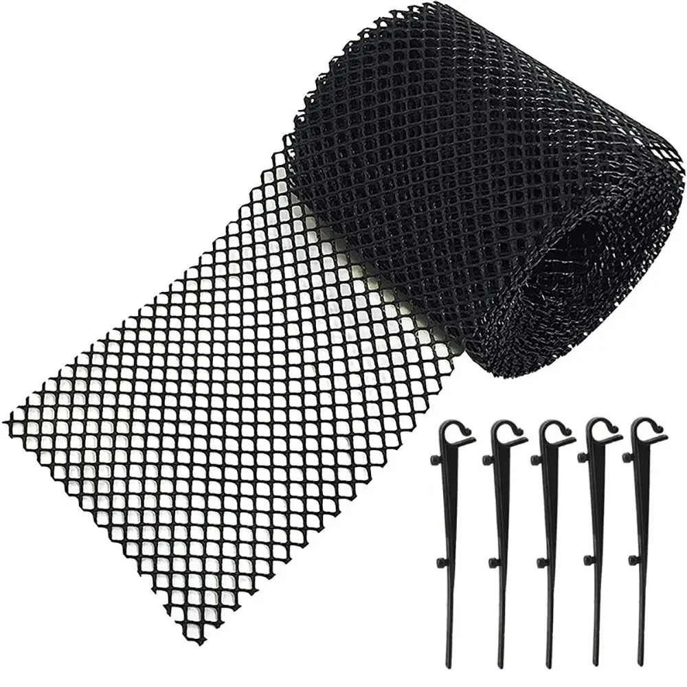 Gutter Leaf Guard Durable Cover Protection Netting Downspout Gutter Screen