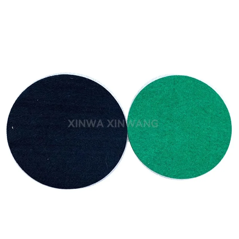 Air Hockey Felt Pad 10Pcs 94mm 100mm Round For Coin Game Machine Arcade Table Felt Pushers Bottom Replacement