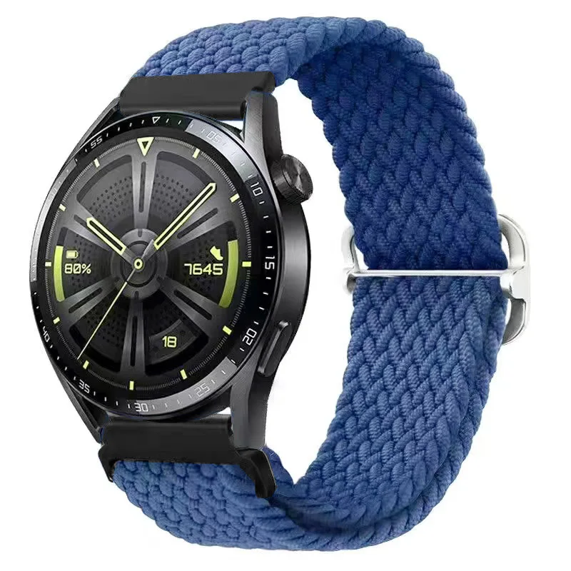 Universal Adjustable Braided Elastic Quick Release Watch Bands (18mm, 20mm, 22mm)
