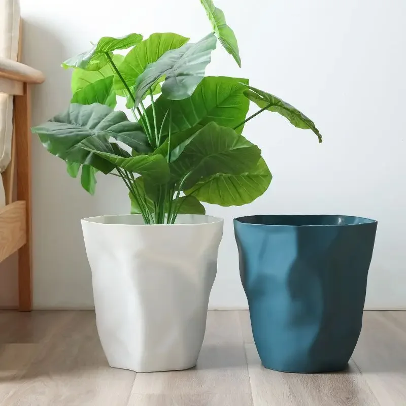 Creative Irregular Trash Can Bathroom Waste Garbage Bin Household Toilet Bin Home Rubbish Can For Kitchen Bathroom Garbage trash can desktop trash can