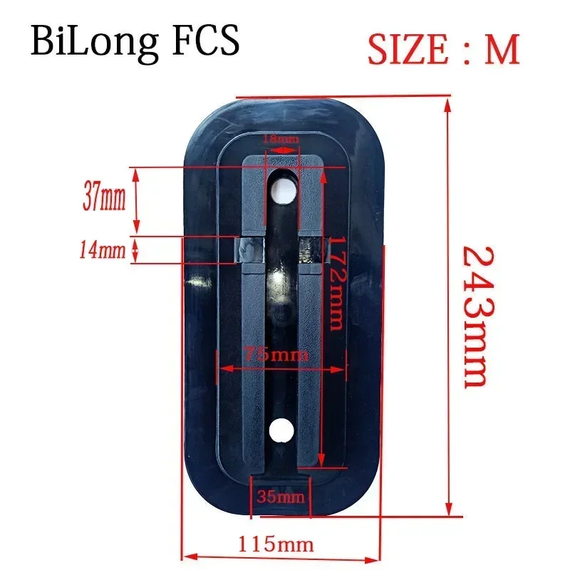 8 Inch SUP Paddle Board Fins PA66 Nylon Surfing Fins Inflatable Kayak Inflatable Board Stand Up Paddle Accessories