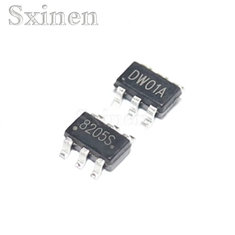 100PCS DW01A 8205 S 8205A FS8205A DP8205 SOT23 6 TSSOP8 Chip de ...